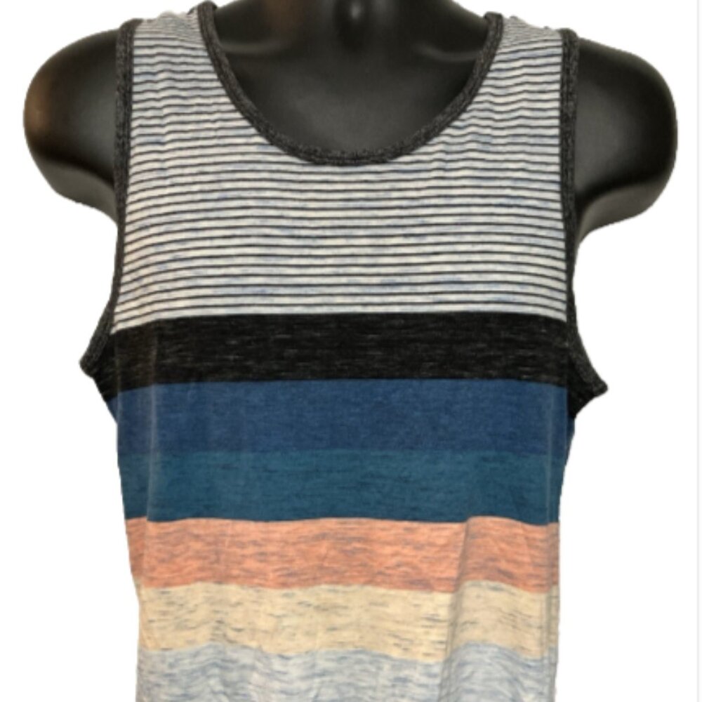 Ocean Current Men's Medium round neck Multicolor Cotton blend Sleeveless Tank